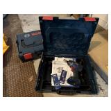 Bosch toolboxes, Bosch cordless drill, no battery