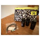 NEW bracelet, oils, cosmetic bag