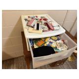 Storage drawer of sewing notions, yarn, ric rac