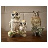 Owl statues (2)