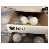 75 W and 100 W light bulbs