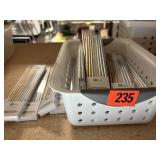 Basket with tall candles