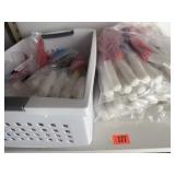 Party pom poms and picture frame, more