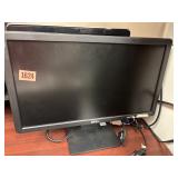 2 computer monitors, Dell, and HP. 18 inch