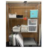 Metal shelf on wheels (shelf only)