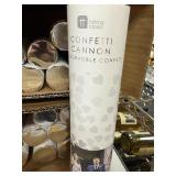 Several confetti cannons