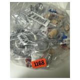 Bag of bartending items. Corks, strainers etc