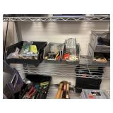 Everything on the shelf, including hobby knife,