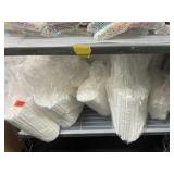 Huge lot of wrapped plastic straws