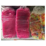 3 big bags of plastic straws