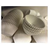 Coffee filters and bag of corks