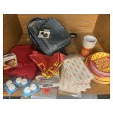Iowa State themed items and backpack