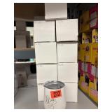 10 new Bride mugs with lids