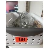 Basket of metal appetizer sticks NEW