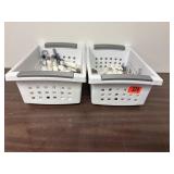 Baskets of party favors