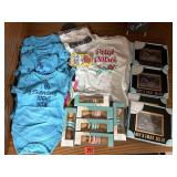 Baby toys, clothes and picture frames