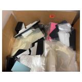 Various bags and boxes