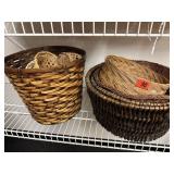 Various baskets