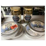 Dilly  beans and sea flake rim salt