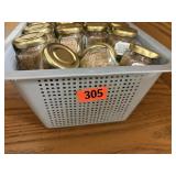 Basket of rubs, spices and seasonings