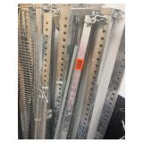 Lot of metal shelving bars
