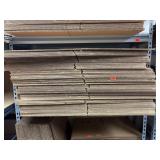 Lot of 20x20x6 cardboard boxes.