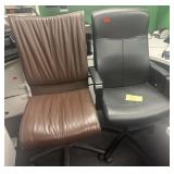 2 office chairs on wheeels