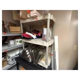 39 inch plastic three tier shelf only. Does not