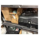 All items on the shelf, including, paper towel,