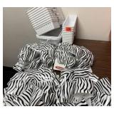 Bows and plastic bins