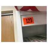 Tall white Shelf only!! Contents not included !