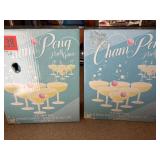 Champagne "Cham Pong" party games