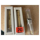 New ink pens (3) Boxed