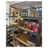 Large black metal shelf only