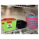 Plastic buckets and tubs