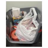 Roll of tickets, misc party supplies