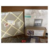 Photo holders, bags, cutting board