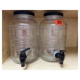 2 beverage dispensers