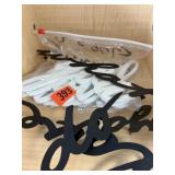 Decor words. "Love What You Do" and more