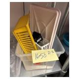 Miscellaneous tubs, totes, and lids