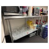 48 x 24ï¿½ stainless steel table. No contents