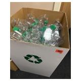 EXTRA Large box of plastic SQUARE bottles 16 oz