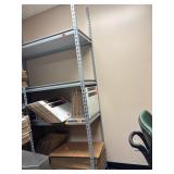 Large metal shelving unit 85 x 48 x 18.