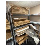 Large metal shelving unit only