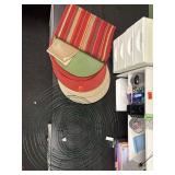 Table runner, place mats, wreath forms.