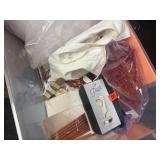 Misc lot decor bags glasses etc