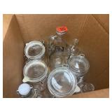 Box misc bottles containers