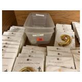 Tote of foil numbered balloons