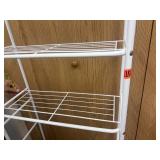 Over the toilet metal rack