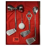 Bartending golf set in gift box